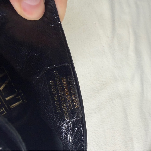 Le Château Luxe Black Leather Stiletto Ankle Boots Made in Italy Size 38 - Picture 10 of 14